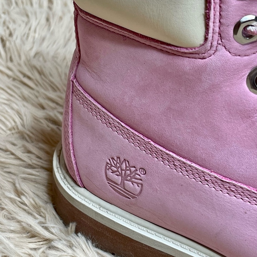 Timberland Pink Boots (size 7)
